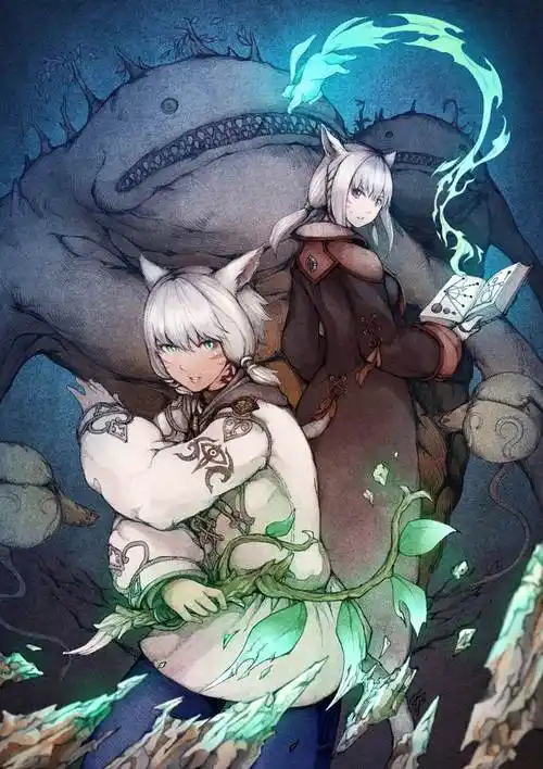 最终幻想14雅修特拉pixiv插画图片