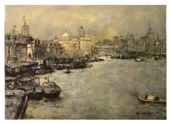 《老上海》|纯艺术|绘画|刘文全油画工作室 - 原创作品 - 站酷 (zcool