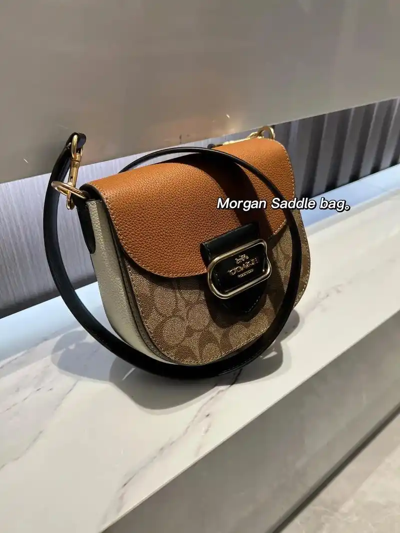 coach蔻驰morgan 马鞍包手提包.#歌曲爱的蠢动 m - 抖音