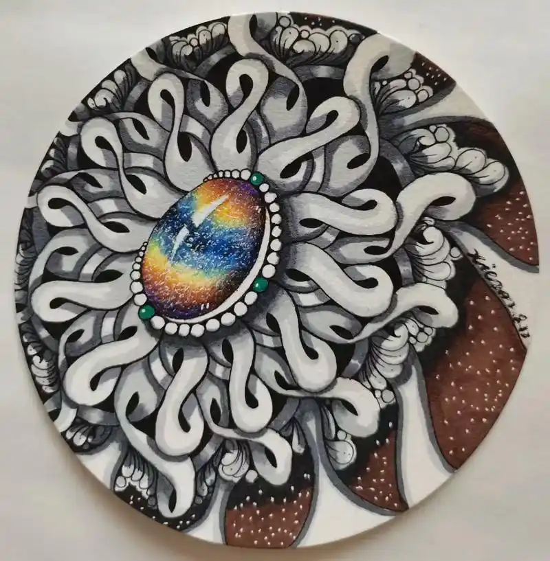 禅绕画高级班学员作品欣赏