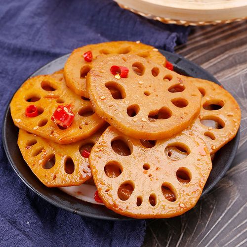 麻辣藕片香辣零食香卤莲藕散装黑鸭味脆藕片下饭菜小吃零食藕块