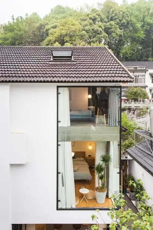 乡村风格民宿装修设计效果图片 210平米民宿装修图片