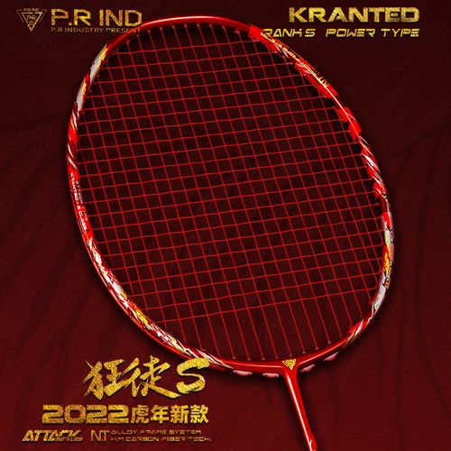 浦锐狂徒s进攻型羽毛球拍全碳素纤维单拍耐打专业级比赛专用正品