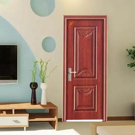 门是红色的如何搭配