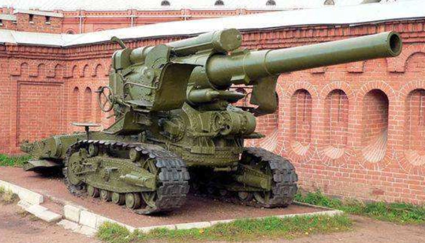 斯大林之锤口径203毫米的b4型榴弹炮二战苏联红军的重型火炮