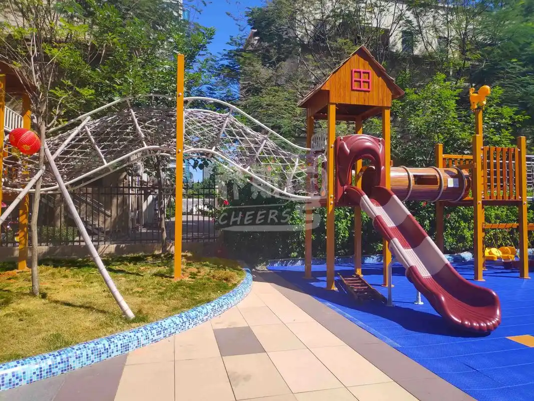 线描写生游乐场滑滑梯步骤图.#拿捏秋日的 - 抖音