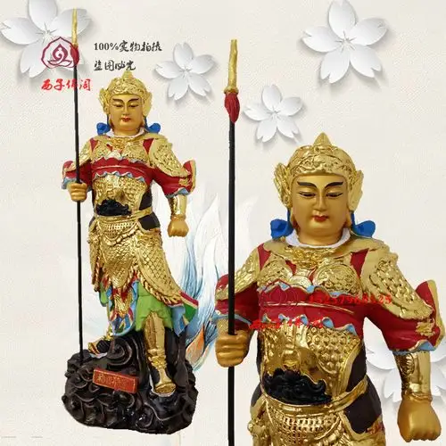 将军神像树脂19寸杨四元帅站相家庭供奉神像镇摆件