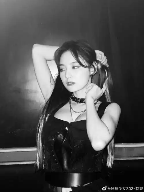 赵粤 7015 硬糖少女时期双马尾造型写真9691#转发接龙开新年
