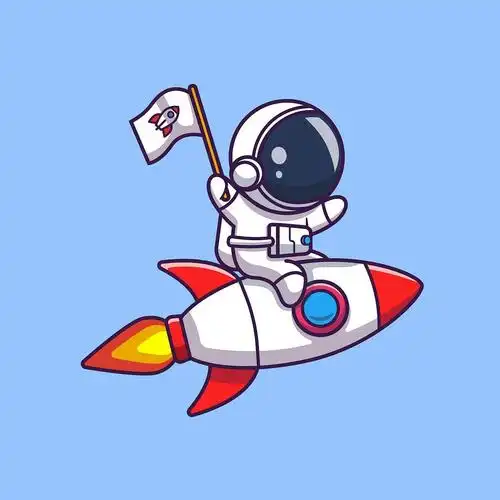 宇航员卡通图片可爱 流星卡通图片-图片大观-奇异网