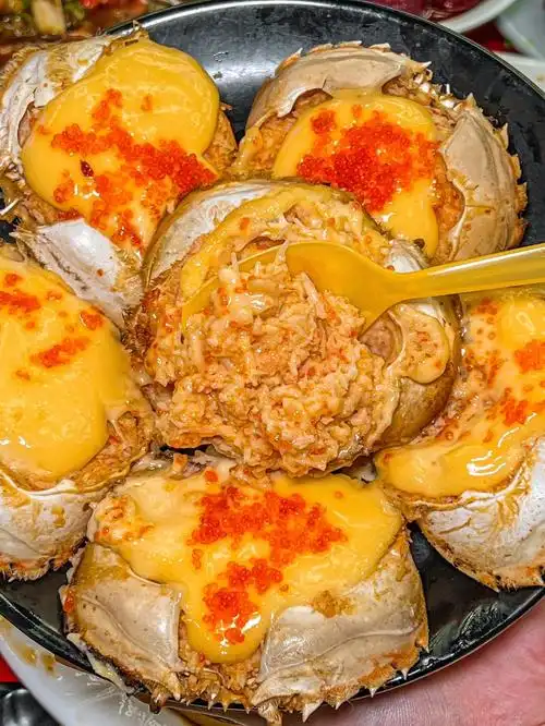 成都zui好吃的芝士焗蟹宝60愿每个人都看到