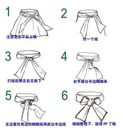 这3种都是很简单的蝴蝶结打法,你学会了么?赶紧去试试吧