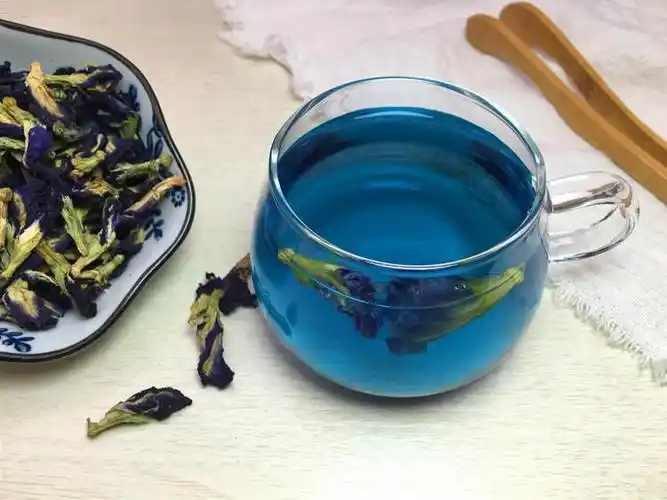 蝶豆花奶茶店专用蝶豆花茶干花蓝蝴蝶蓝色妖姬搭配柠檬染米10g试用