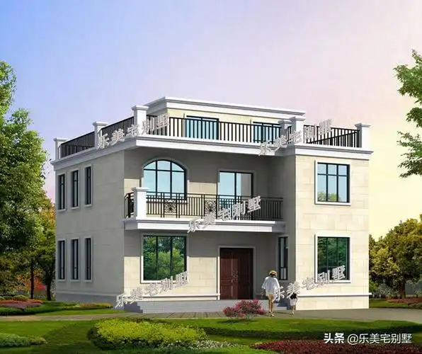 你们想看的农村二层平顶别墅实拍图来了,简约大方_网易订阅