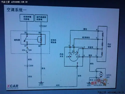 乐驰鼓风机继电器的控制地信号是从哪里来?