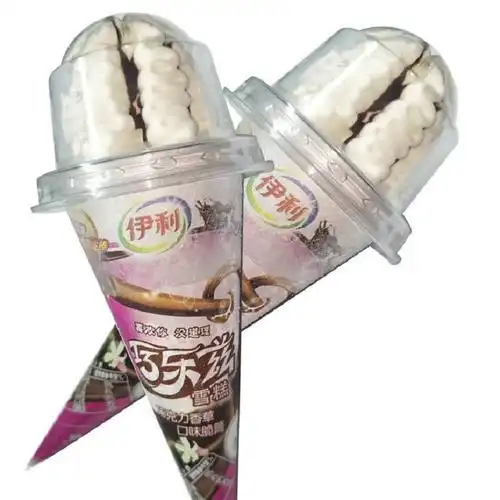 伊利巧乐兹巧克力香草口味脆筒冰淇淋85g