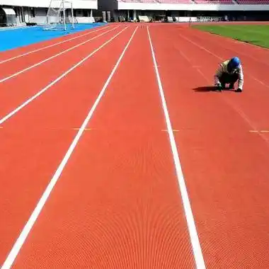 新标体育馆学校球场环保预制型橡胶跑道卷材