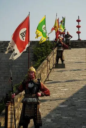 南京中华门明城墙的古代卫兵