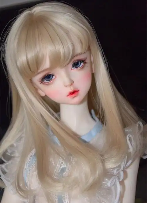 60cm叶罗丽芭比娃娃头发假毛假发夜萝莉346分bjdsd小布假发多款6分男