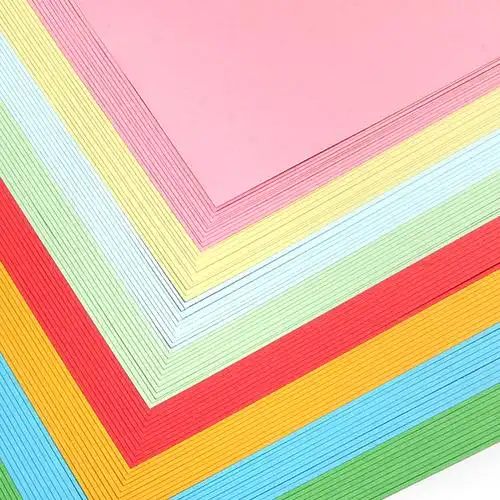 晨光儿童长方形80g蓝色白粉混黑卡纸硬卡180g折纸