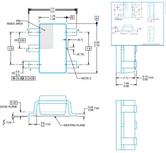lmv321idbvr通用运算放大器芯片中文资料pdf数据手册引脚图产品手册