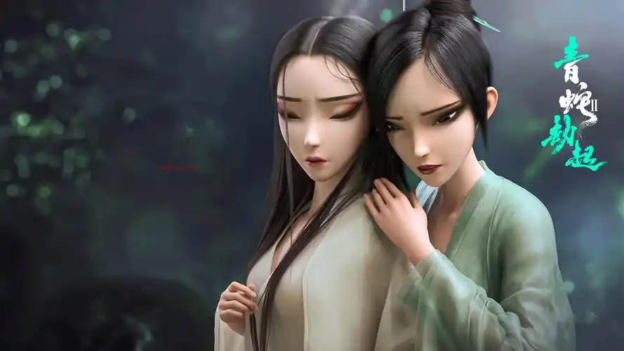 白蛇2_青蛇劫起 小青 白素贞 猫和老鼠 4k高清动漫电脑壁纸 4k手机