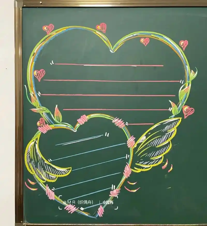 万能黑板报图案,各种主题都可以用