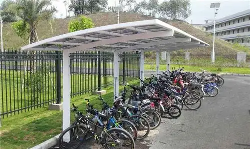 搭建小区专用非机动车停车棚认准至尊卡尔指定品牌