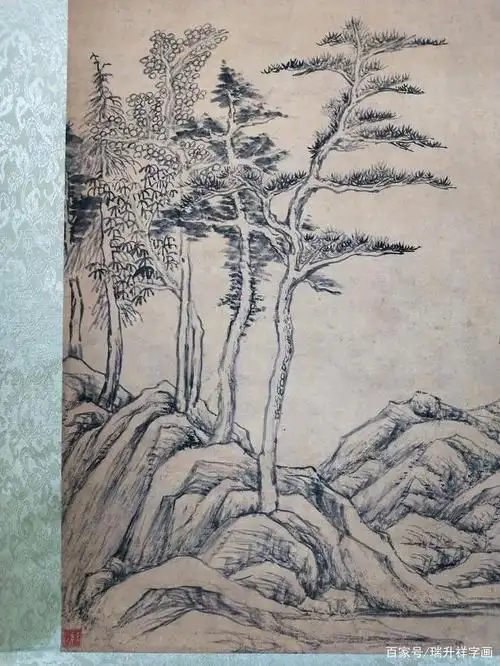 董其昌"香光居士","华亭画派"杰出代表,名作《山水图》欣赏