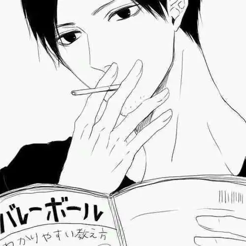 抽烟少年动漫头像 动漫头像图片大全 -【爱个性】