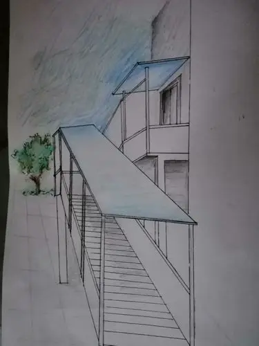 室内设计cad立面图纸转换手绘立体图