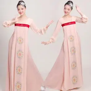 汉服古风扇子舞飘逸服装出租古典舞蹈演出服丽人行中国风民族古装