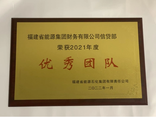 财务公司信贷部喜获集团优秀团队荣誉称号
