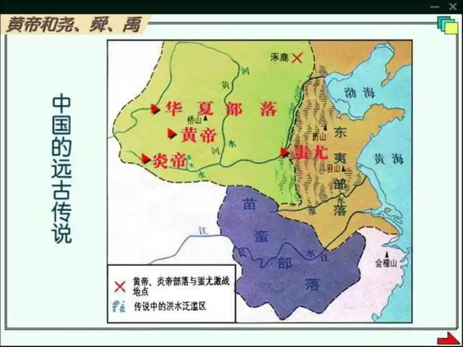 炎帝黄帝与尧舜禹的传说新教材ppt课件