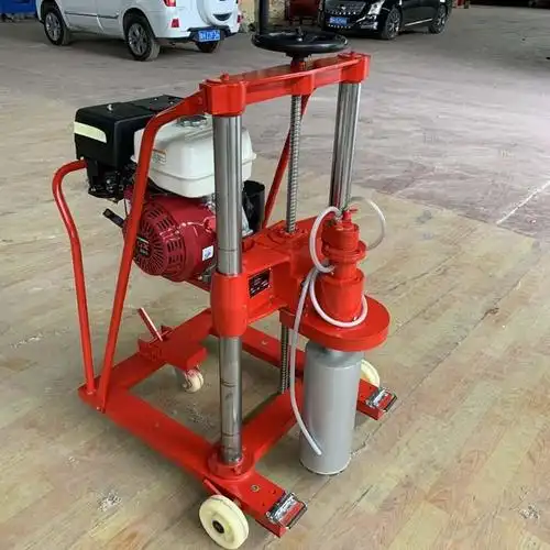 万泰混凝土路面钻孔取芯机取样机hz20公路钻孔机多功能道路打孔机