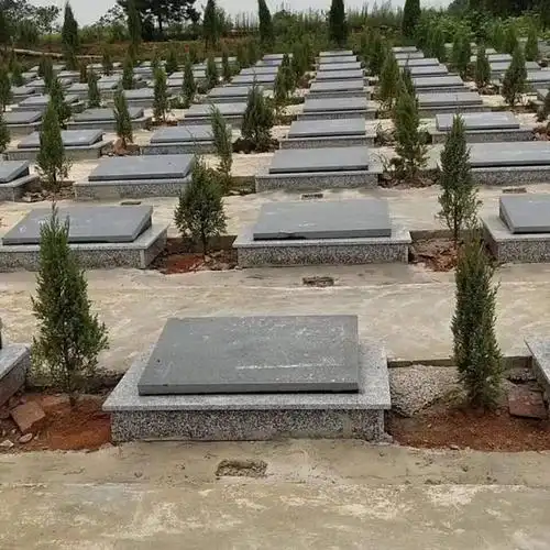 黑石墓碑斜盖板墓碑大小头墓碑卧板定制批发