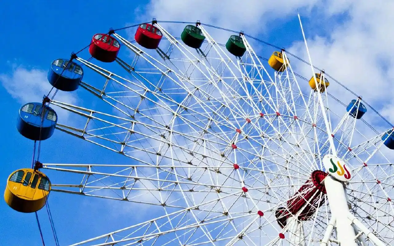 唯美摩天轮风景图片桌面壁纸