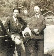 裘法祖与岳父在德国合影