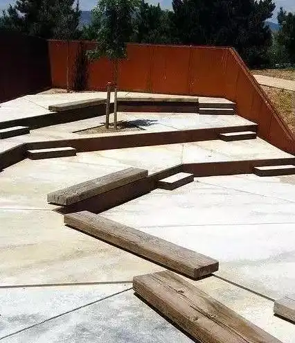 时光庭院一根枕木的铺装之旅