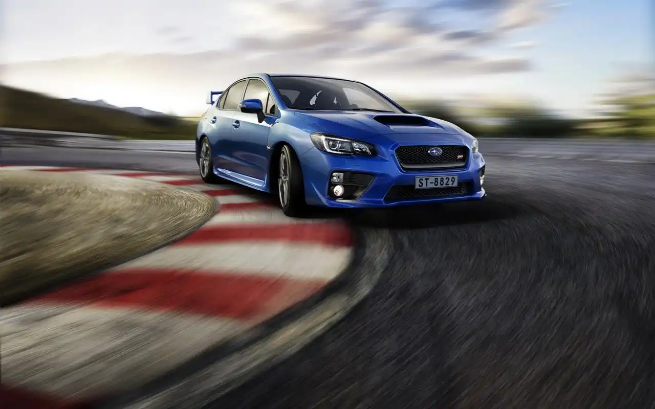 斯巴鲁翼豹wrxsti宽屏壁纸