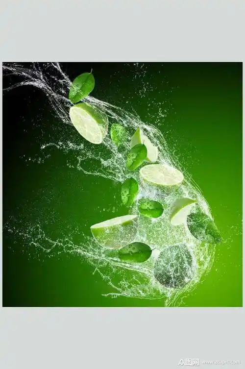 青柠新鲜水果高清图片