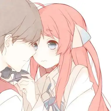 情侣头像恩爱动漫图片