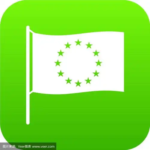 绿色欧洲国旗标志