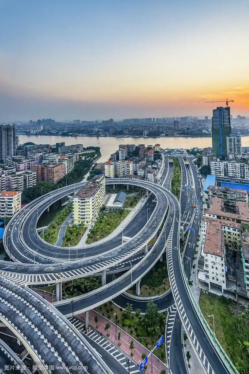 广州城市内环路风光