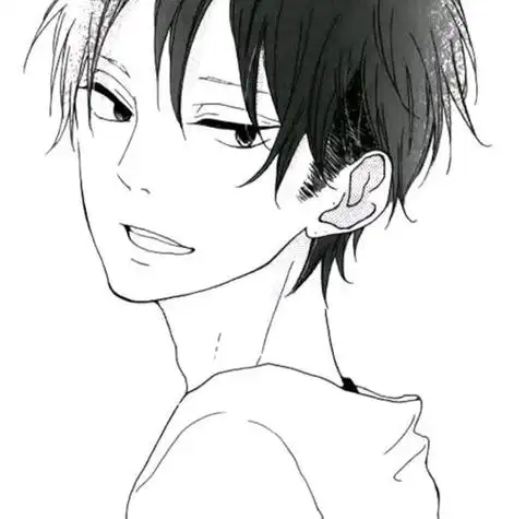 帅气头像男生霸气冷酷简笔画