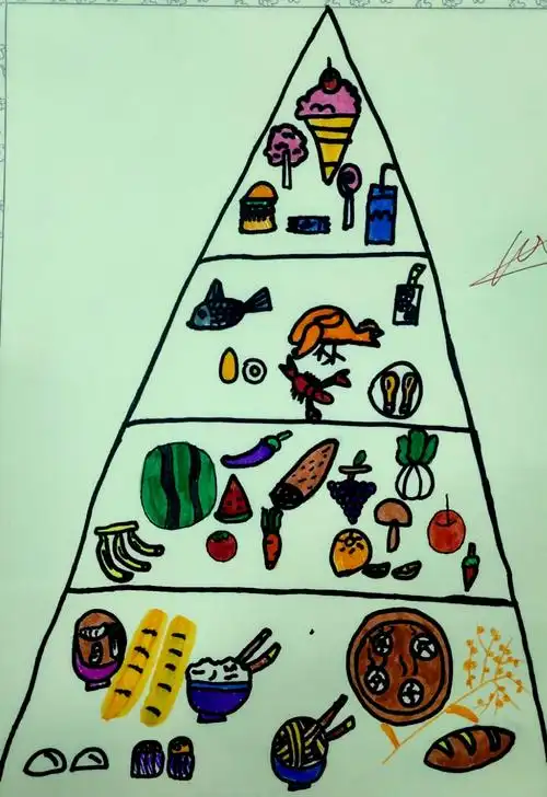 一起来看孩子们怎么给自己搭配一天的营养餐.