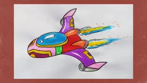 简笔画教程之宇宙飞船