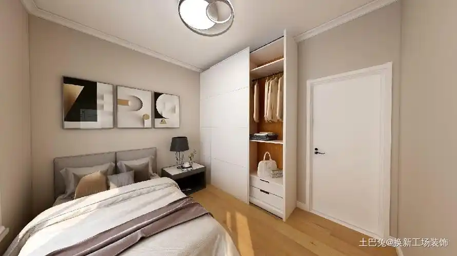 30平小户型简欧风格卧室现代简约卧室设计图片赏析