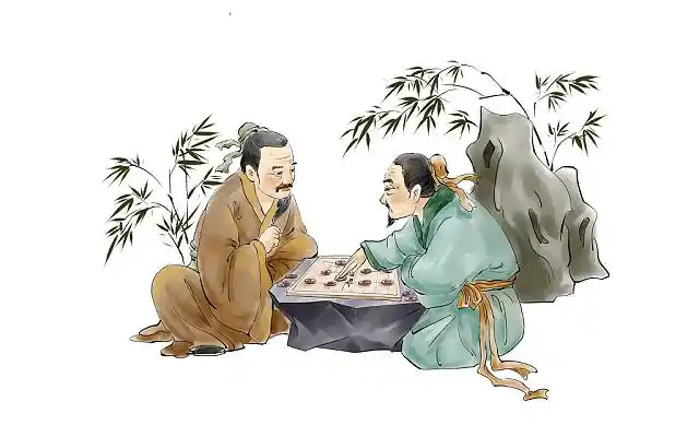 古风人物插画图片