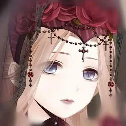 奇迹暖暖官方图万圣节头像黑寂蔷薇