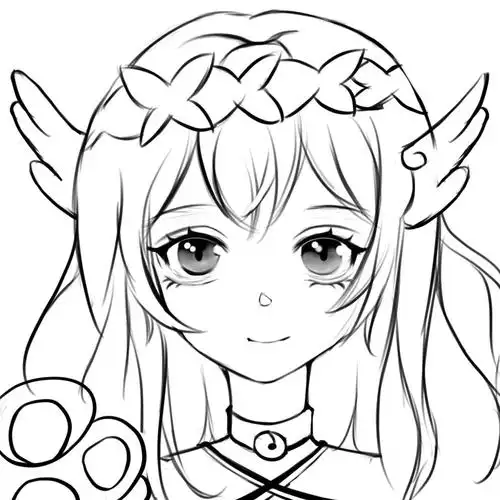 摸鱼  #草稿头  #大乔  #王者荣耀  #头像约稿